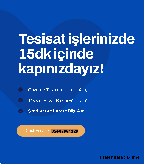 Edirne-Su-Tamiri-Montaj 